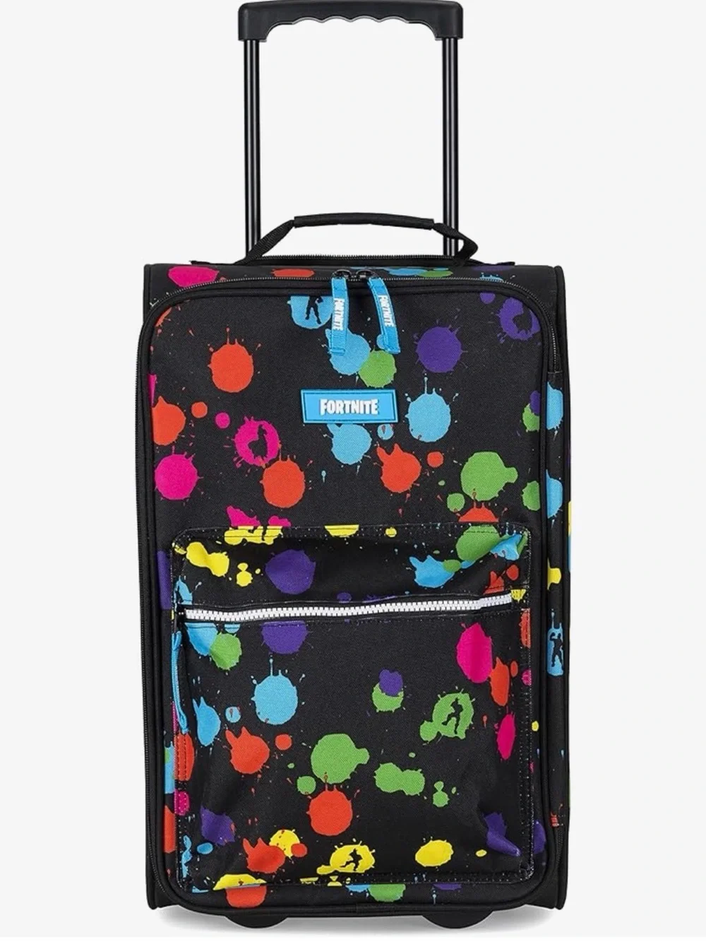 Fortnite Kids Black Multicolor Splash Rolling Backpack